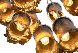 Algae Lamps Look Beautifully Molded Sculptures with Natural Shades