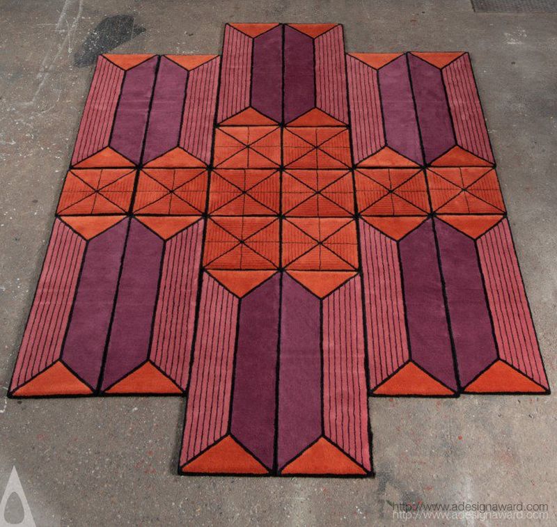 Astron Shape Shifting Rug Can be Arranged in Various Forms