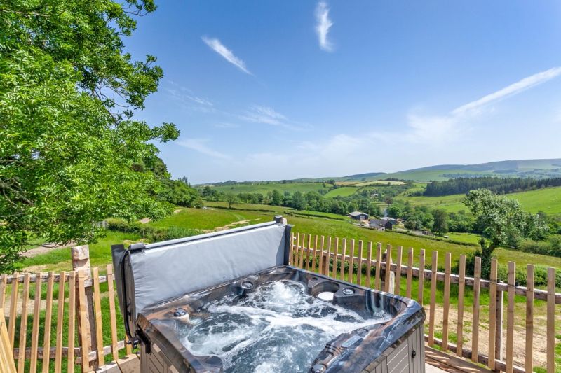 Cadwollen’s Treehouse is one of the vacation rentals available at the Squirrel's Nest Treehouse retreat located on a working family farm in Powys, Mid Wales, UK. 