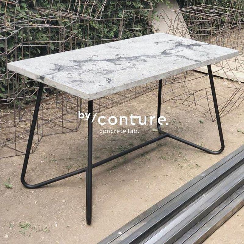 Conture Concrete Lab Presents Concrete Furnishings at Maison and Objet 2019