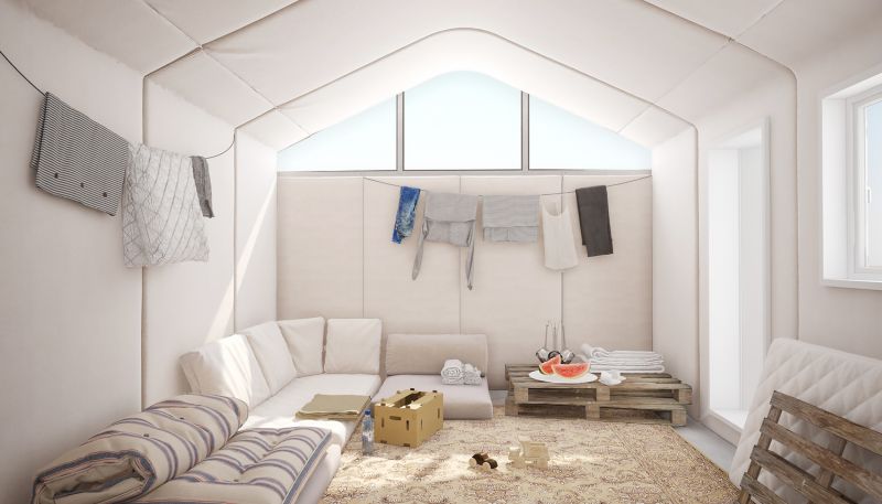 Cortex Shelter Could be Built from Concrete Fabric in a Day