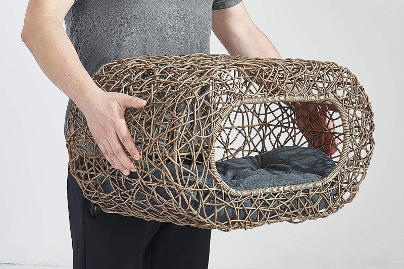 D+ Garden’s Wicker Cat House is All About Comfort and Class 