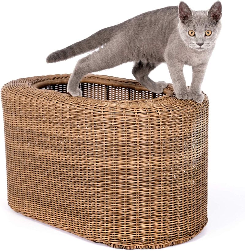 D+ Garden’s Wicker Cat House is All About Comfort and Class 