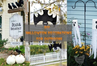 DIY Halloween outdoor decorations