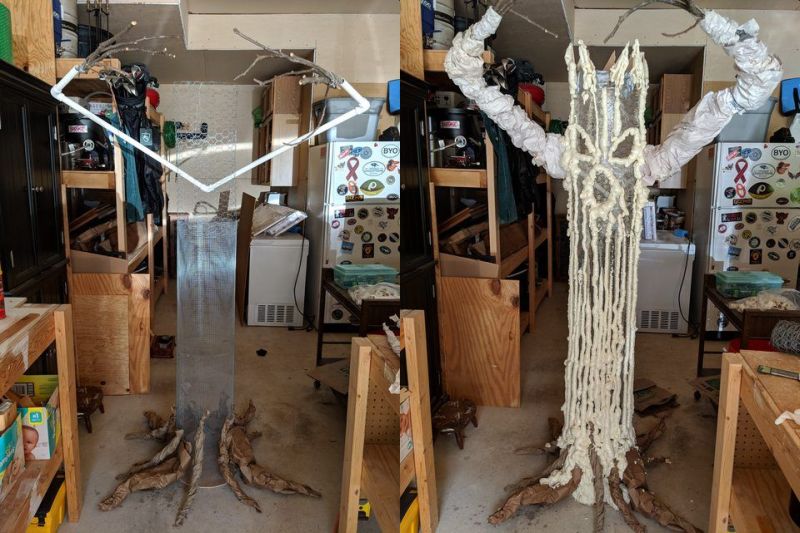 Easy DIY of Creepy Tree to Spook up Your Halloween