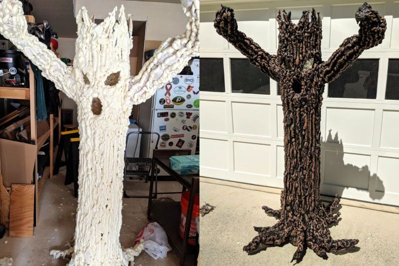 Easy DIY of Creepy Tree to Spook up Your Halloween