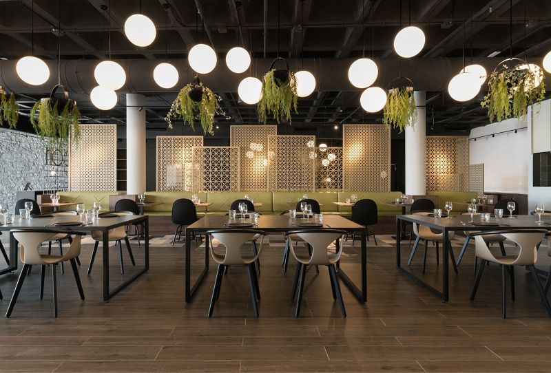 Garden of Hesperides Inspired Ladon Grill Restaurant Creates Dreamlike Atmosphere