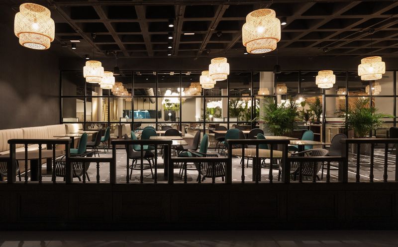 Garden of Hesperides Inspired Ladon Grill Restaurant Creates Dreamlike Atmosphere