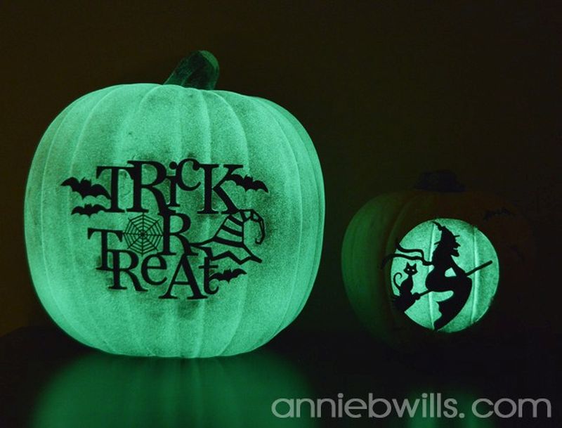 Glow in the dark pumpkins