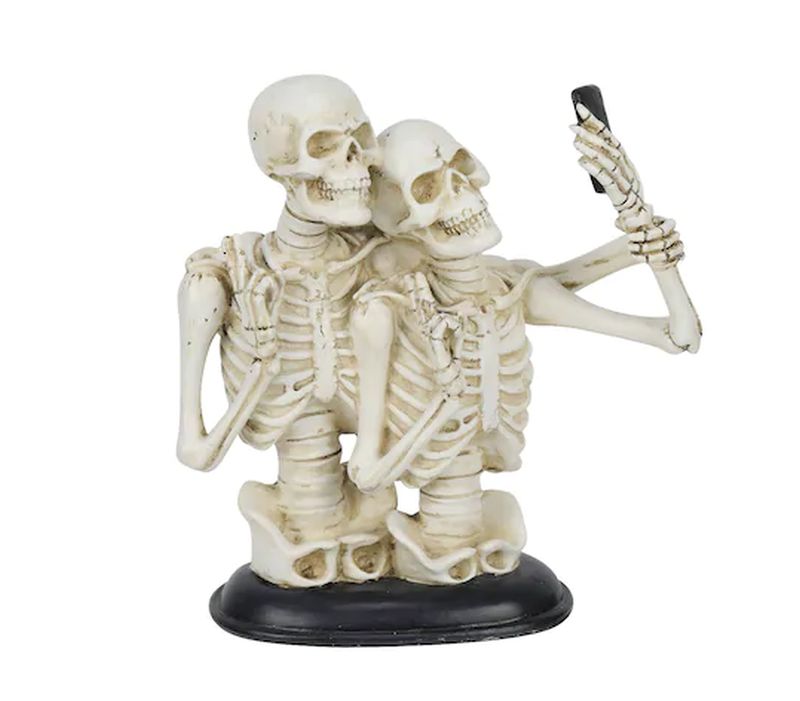 Michaels Releases a Couple of Selfie Fanatic Skeletons for Halloween