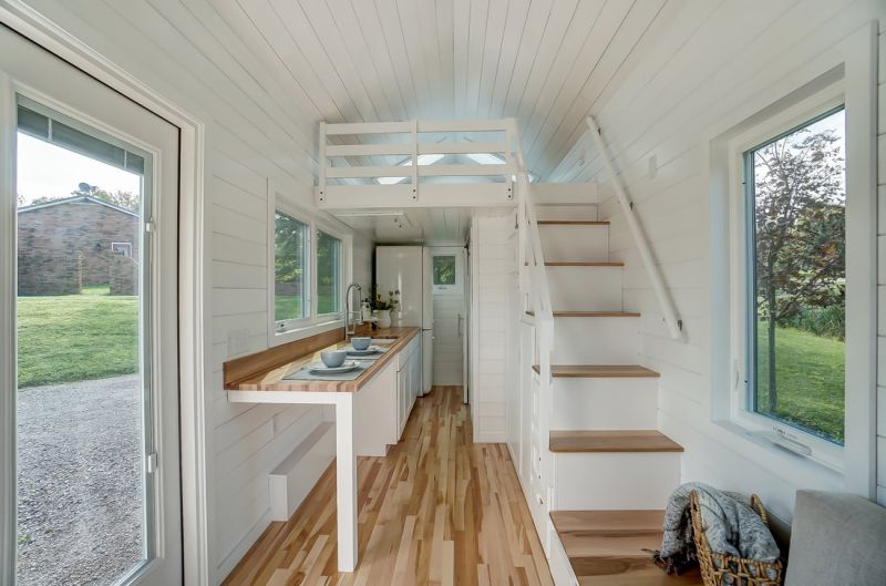 Modern Tiny Living Custom Builds 22-Ft Tiny House on Wheels for Rogier