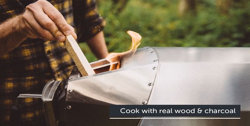 Ooni Karu Portable Pizza Oven Uses Wood and Charcoal, even Gas