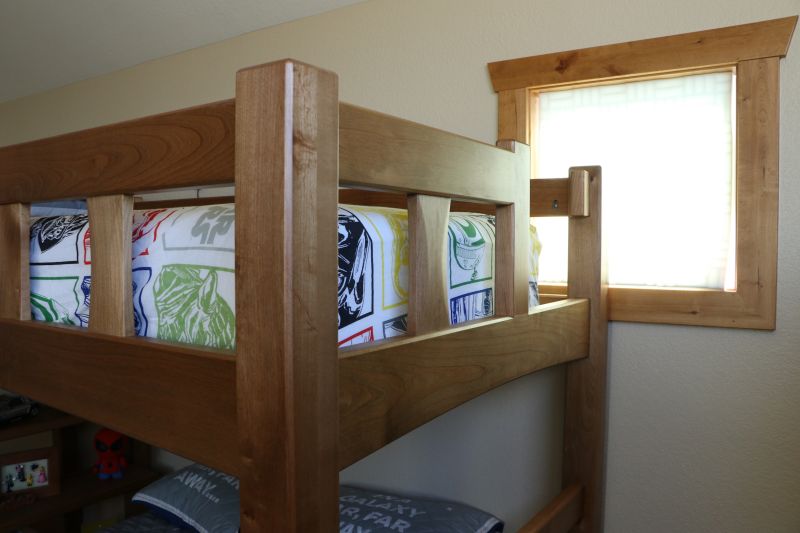 Woodworker Dad Builds Ultimate Bunk Bed with Slide 