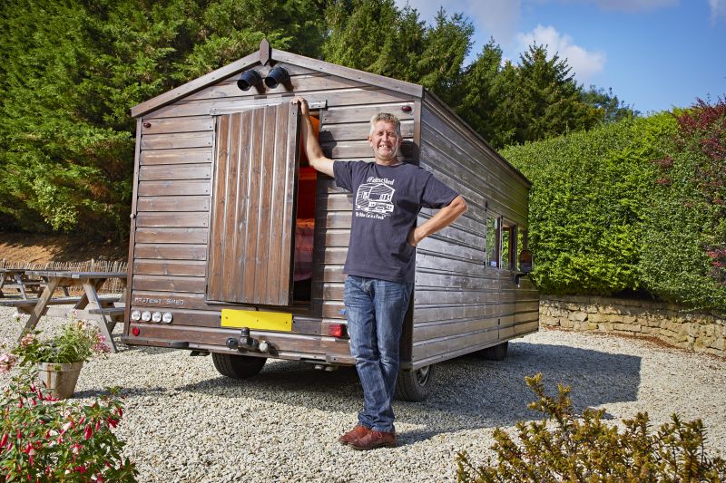 Airbnb Offering Chance to Meet Kevin Nicks, Maker of World’s Fastest Garden Shed