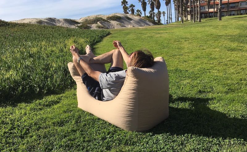 Zero Gravity Zen Beanbag Chair Provides Your Body Total Relaxation