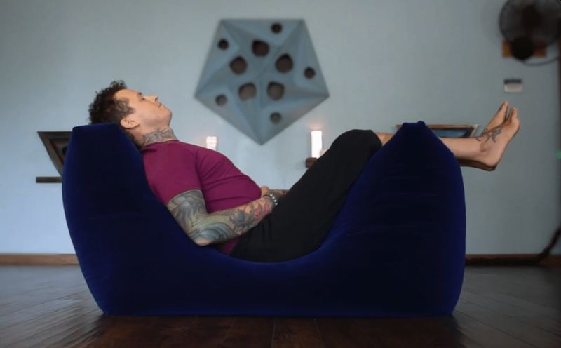 Zero Gravity Zen Beanbag Chair Provides Your Body Total Relaxation