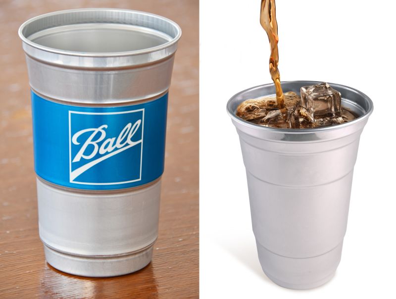 Ball's Infinitely Disposable Aluminum Cups to Replace Plastic Cups