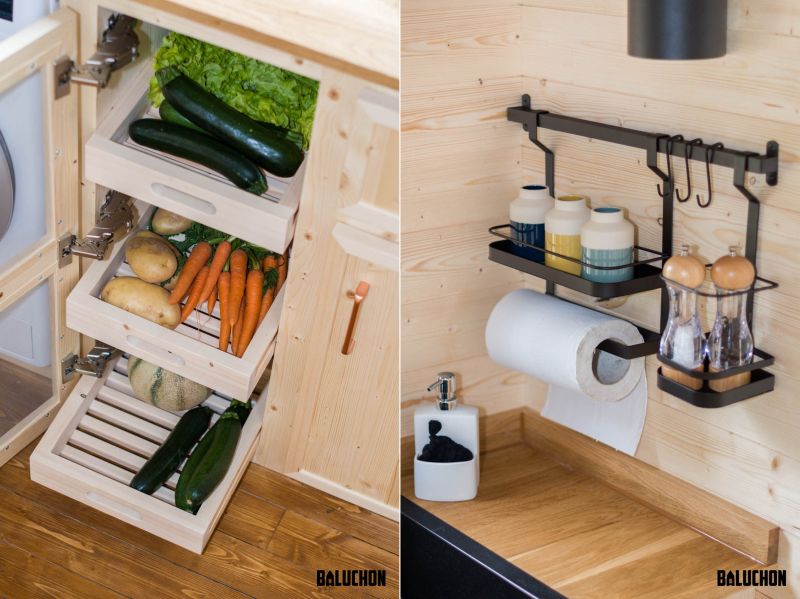 Baluchon Builds Astrild tiny house with Two Separate Loft Bedrooms