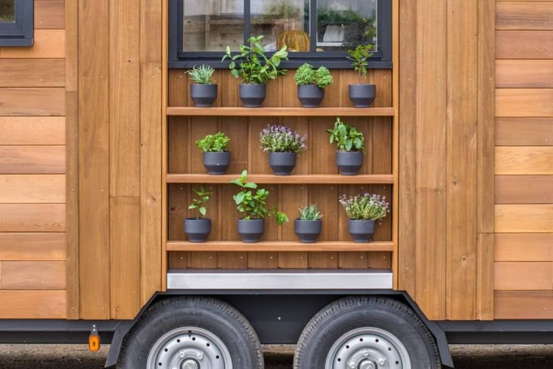 Baluchon Builds Astrild tiny house with Two Separate Loft Bedrooms