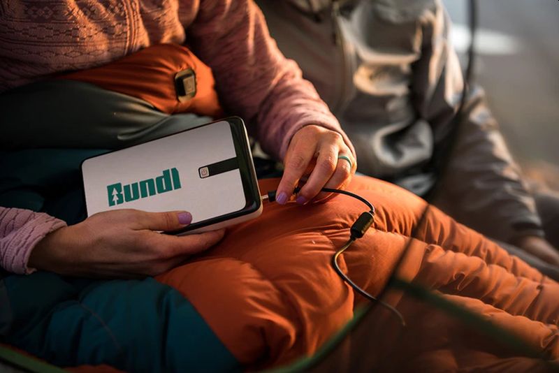 Bundl is the World's First IoT Heated Sleeping Bag with Portable Battery