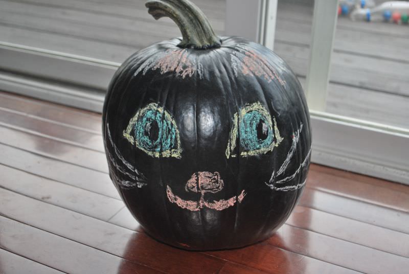 Chalkboard pumpkins