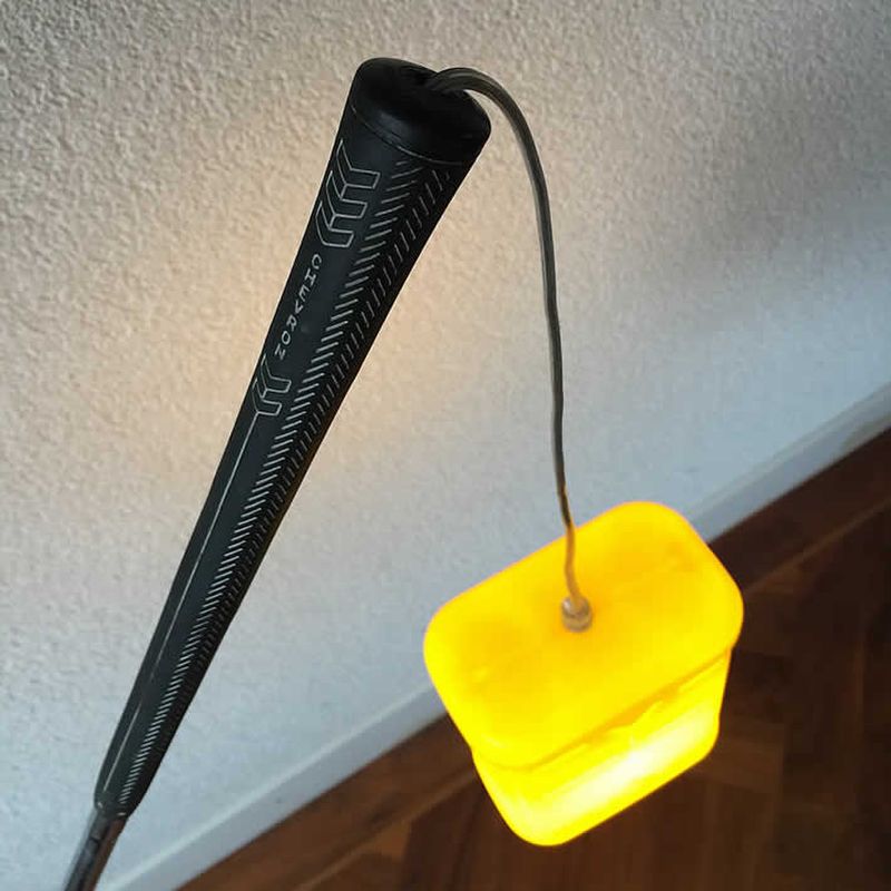 Gilbert de Rooij Upcycles Old Golf Clubs into Floor Lamp