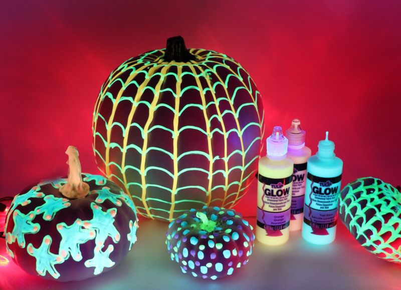 Glow in the dark pumpkins