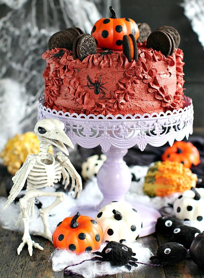 10+ Easy Halloween Cake Recipes You can Make with Oreo Cookies 