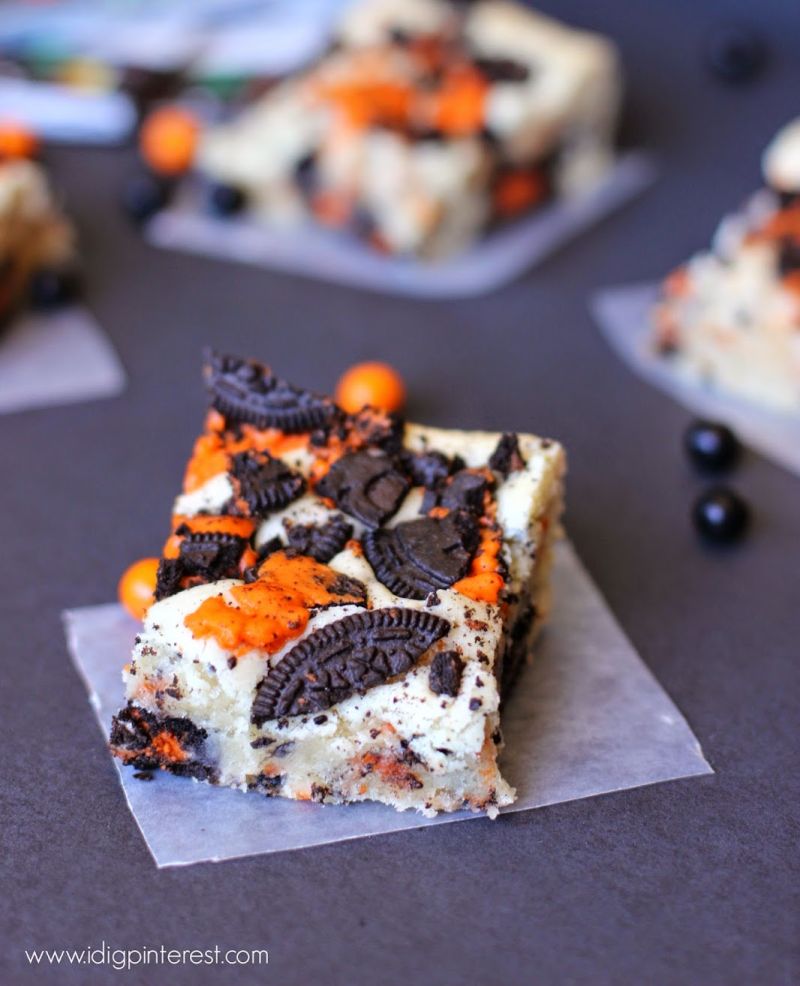 Oreo cake bars halloween 