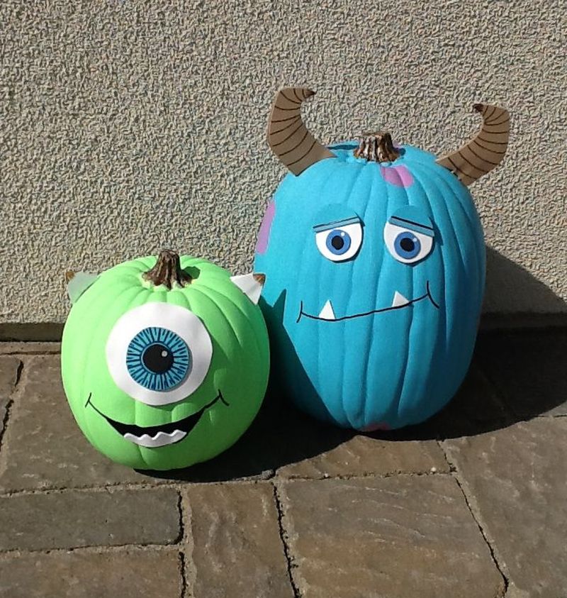 Painted monster pumpkin 