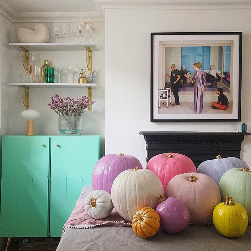 Pastel pumpkins for Halloween