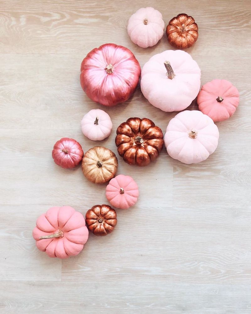 Pastel pumpkins for Halloween 