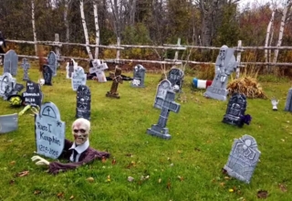 Spooktacular Halloween Display at Wellington House