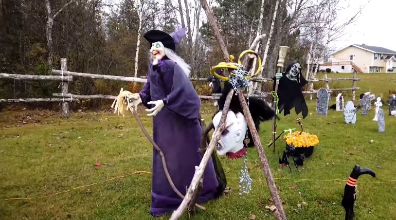 Spooktacular Halloween Display at Wellington House