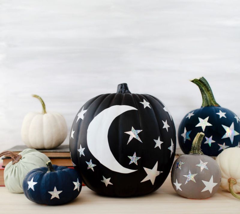 Starry night pumpkin 