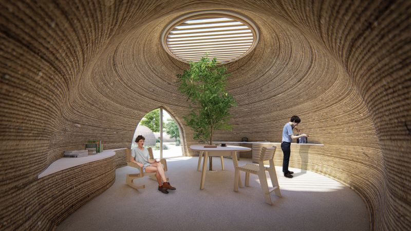 WASP’s 3D Printed Mud House in Bologna, Italy