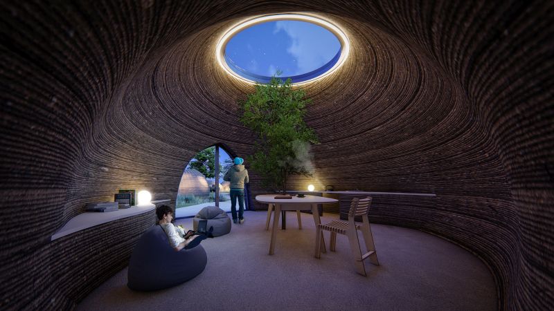 WASP’s 3D Printed Mud House in Bologna, Italy