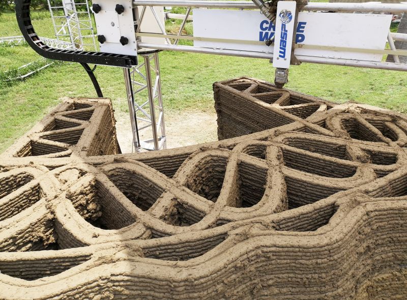 WASP’s 3D Printed Mud House in Bologna, Italy