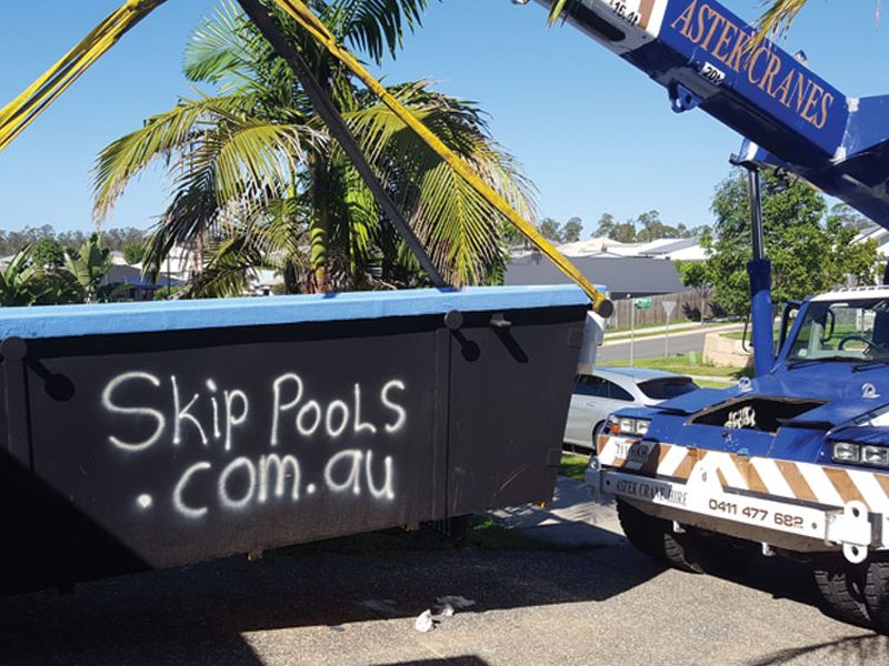 Aussie Man Builds Chic Skip Bin Plunge Pools 