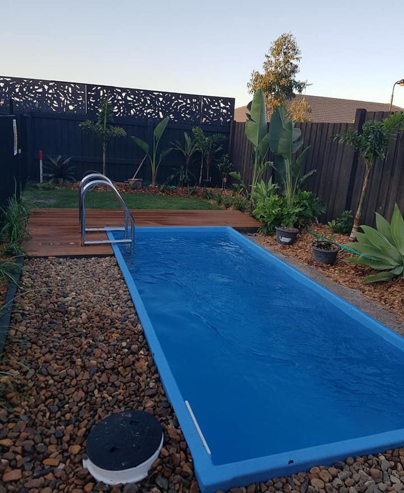 Aussie Man Builds Chic Skip Bin Plunge Pools 