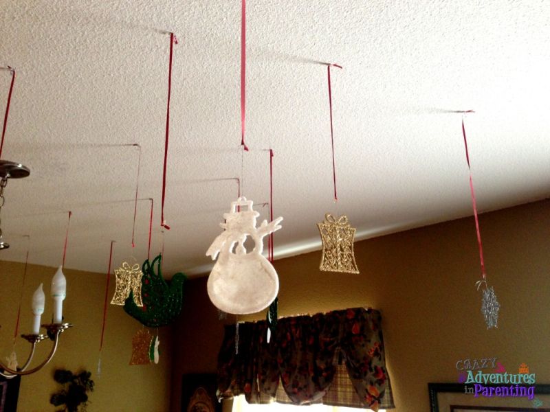 Christmas Ceiling decoration with ornaments