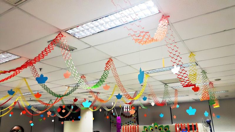 Papercraft for Christmas Ceiling Decoration  