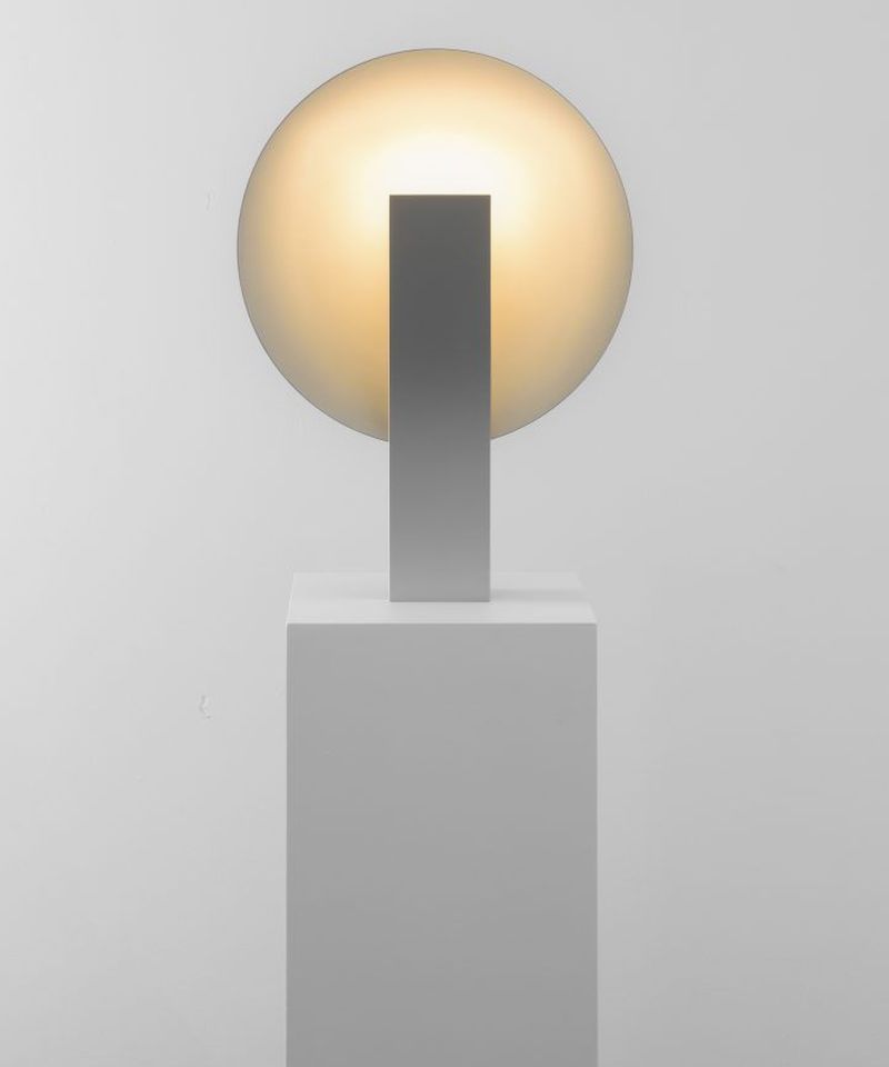 Classic Geometric Design of Orbe Table Lamp Provides Soft Illumination