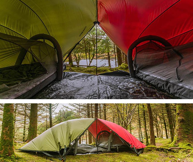 Crua Modus is a Multipurpose Camping Tent, with Hammock, Bedding, More