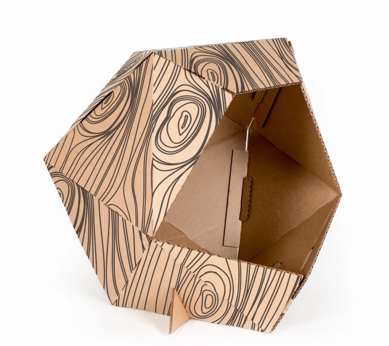 These DIY Cardboard Pet Homes in Unique Shapes will Suit any Interior Style