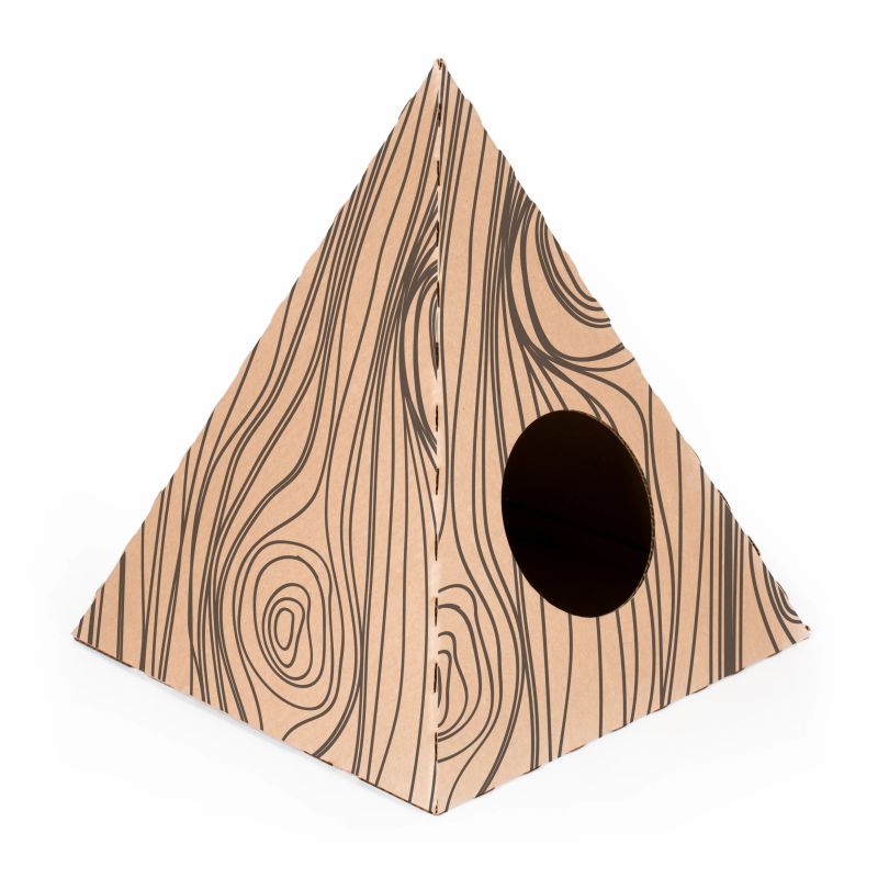 These DIY Cardboard Pet Homes in Unique Shapes will Suit any Interior Style