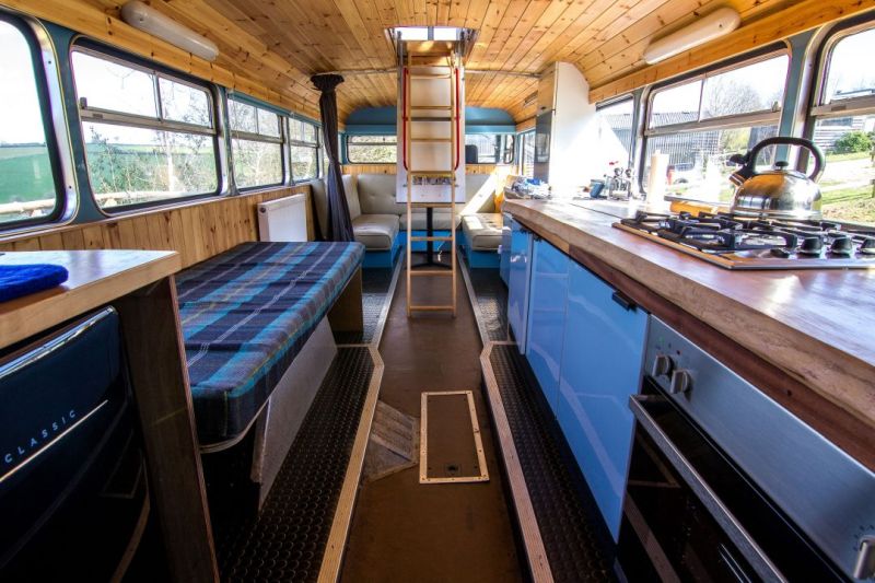 This Stunning Double Decker Glamping Bus in Wales is Perfect Getaway 