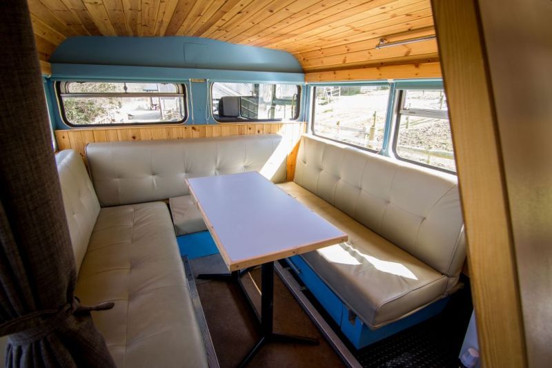 This Stunning Double Decker Glamping Bus in Wales is Perfect Getaway 