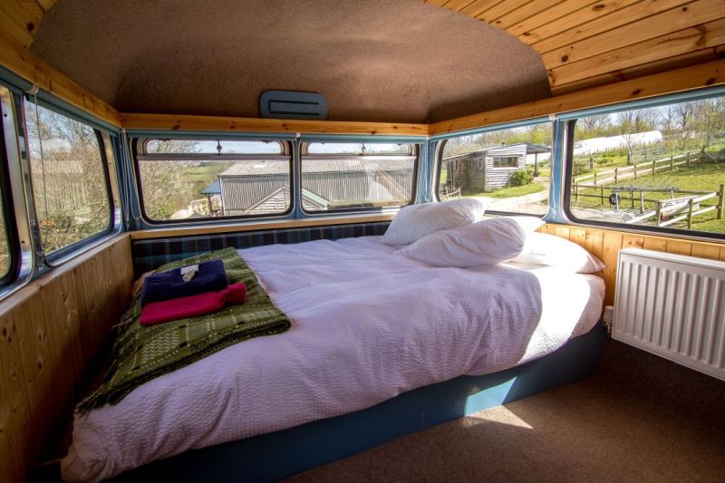 This Stunning Double Decker Glamping Bus in Wales is Perfect Getaway 