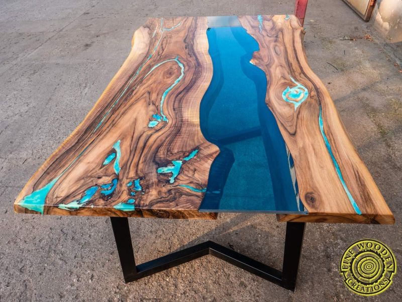 20 River Tables You Can In 2020, Making A Live Edge River Table